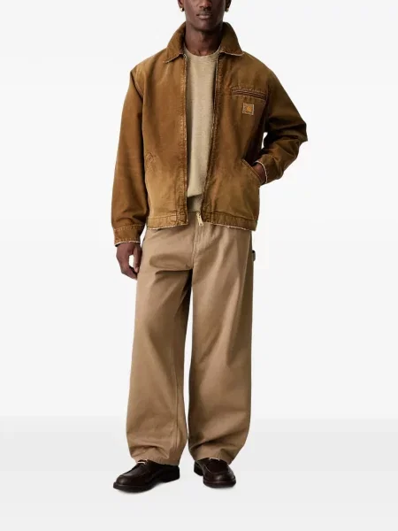 Hanorac Carhartt Wip cu autograf maro