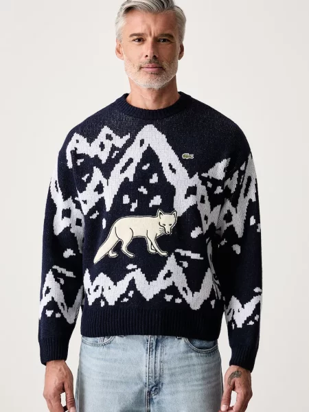Lacoste pulover pentru bărbați cu lână