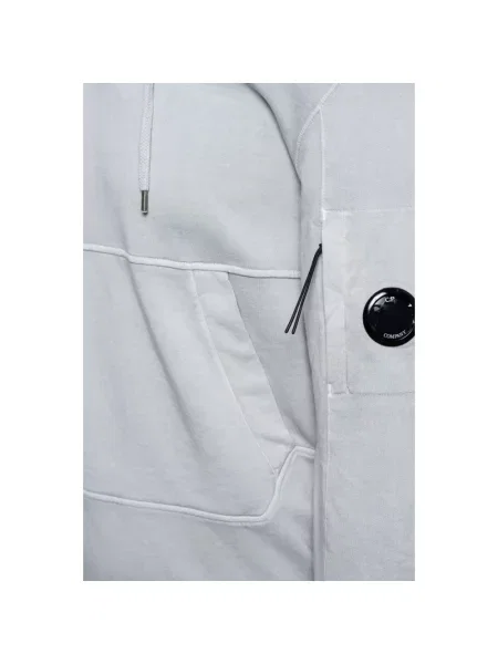 Bluza z kapturem C.p. Company z kapturem szara