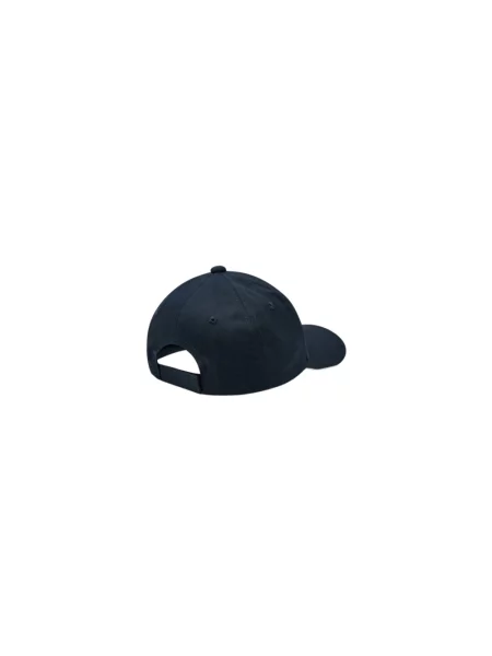 Czapka z daszkiem Emporio Armani z logo niebieska