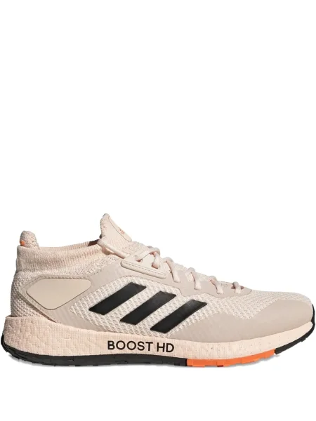 Top Adidas alergare cu decolteu în V alb