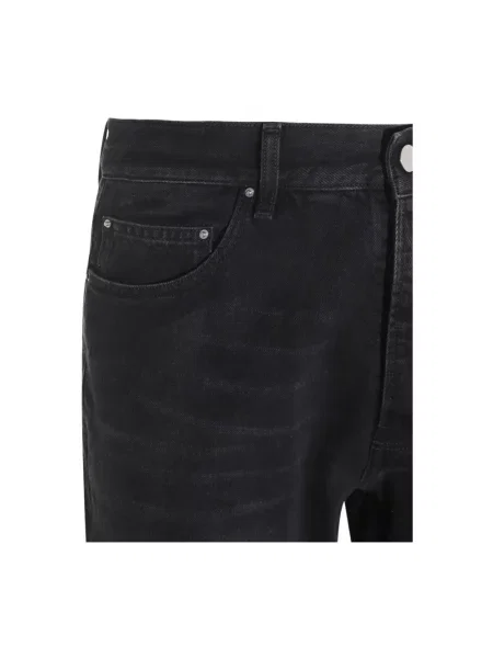 Jeansy straight leg Amiri czarne
