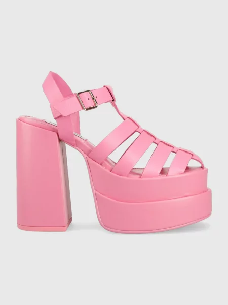 Кожени сандали Steve Madden Carlita розово