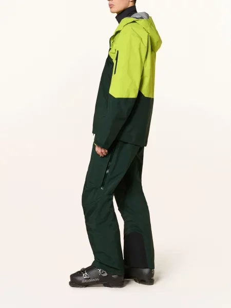 Arc'teryx Hardshell Lyžařská Bunda Rush / tmavě zelená žlutá