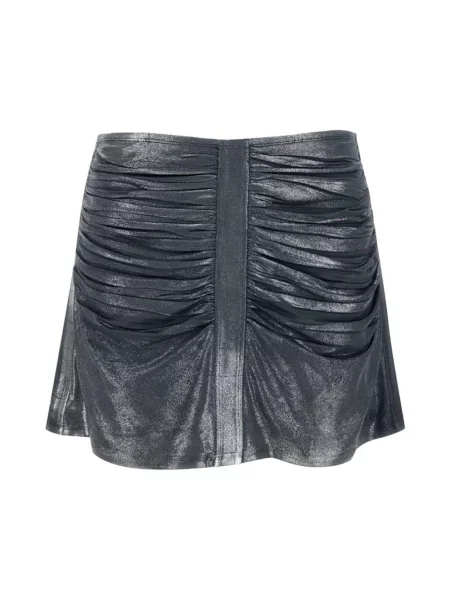 Mała spódnica mini Diesel do kolan z dżerseju szara