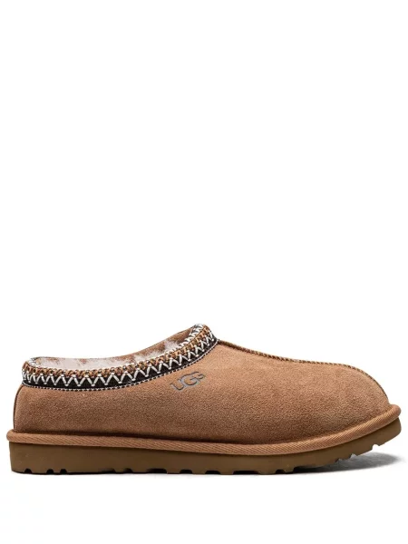 Papuci de casă Ugg din piele de căprioară maro