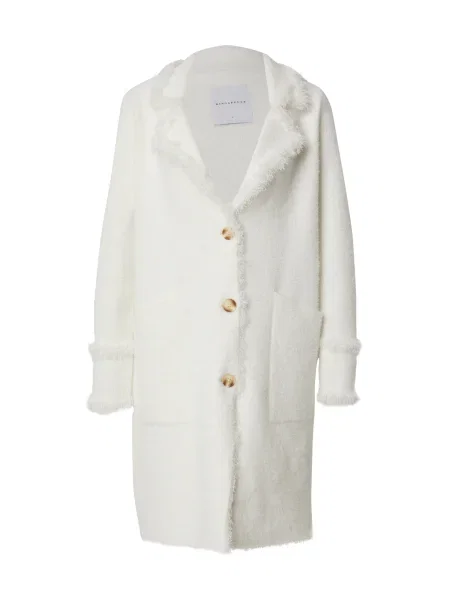 RINO & PELLE Palton tricotat Catena' alb