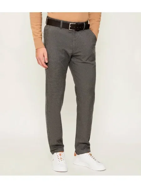 BOSS ORANGE Pantaloni chino | Tapered fit gri