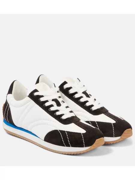 Велурени маратонки Toteme кафяво