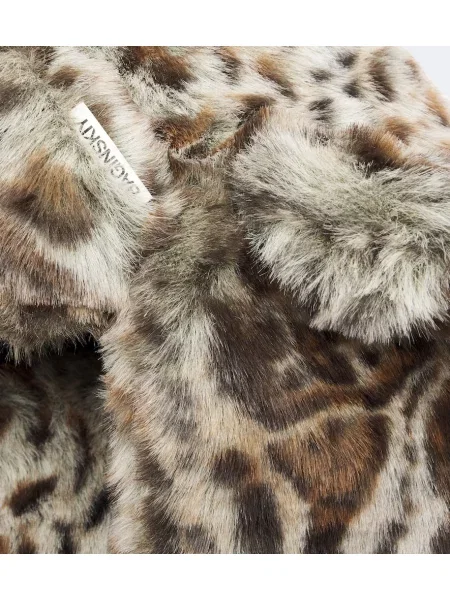 Căciulă Ruslan Baginskiy cu imagine cu model leopard