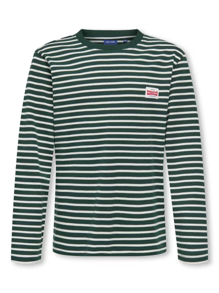 Only & Sons Junior Tricou OSJDAWSON verde închis alb