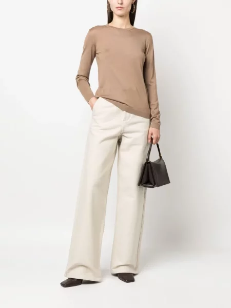 Kašmyro ilgas megztinis Ralph Lauren Collection ruda