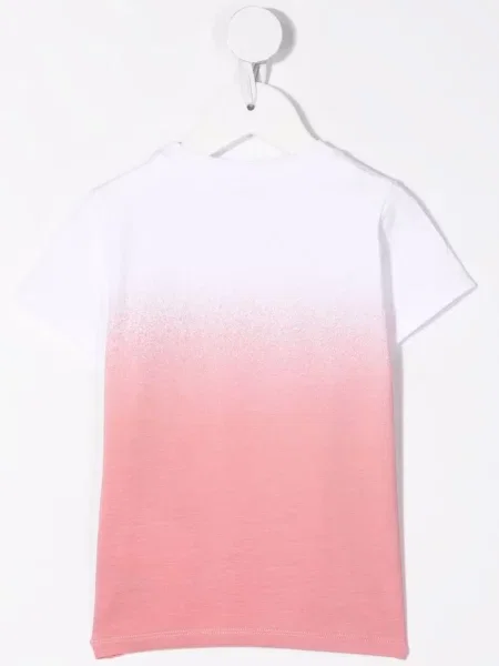 Koszulka dziecięca Moncler Enfant różowa