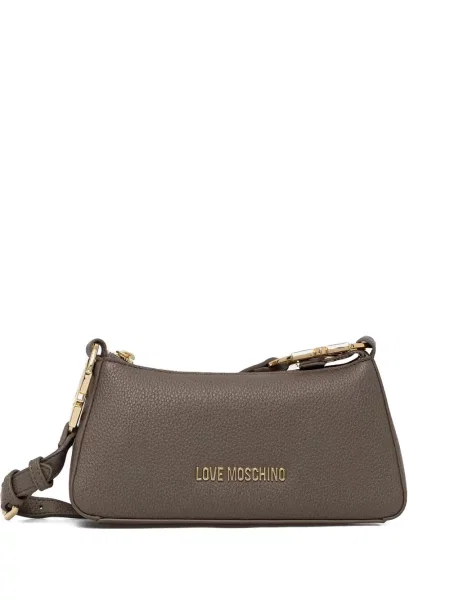 Pandantiv Love Moschino cu autograf maro
