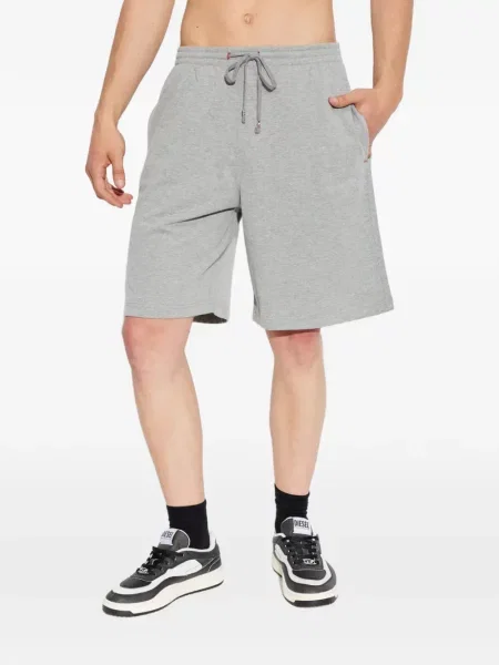 Pantaloni scurți Diesel cu cordon gri