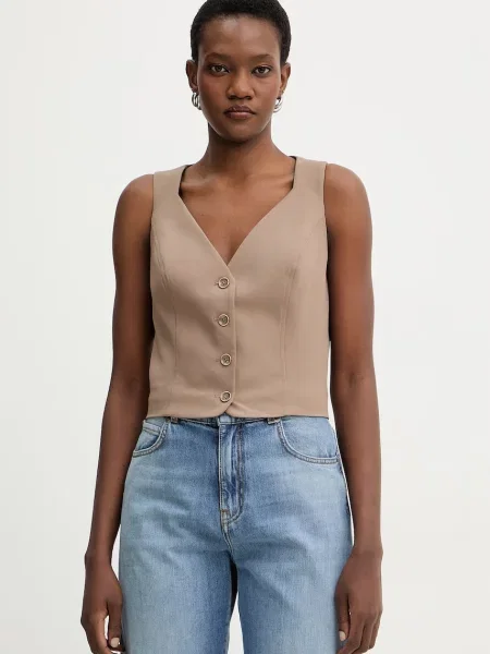 Guess vestă NAUSICA bej