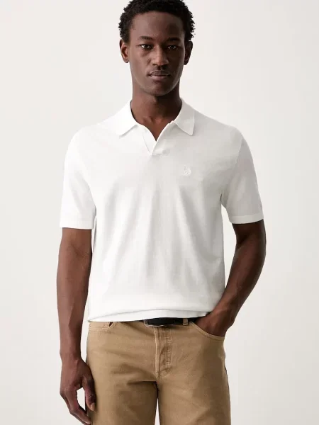 Tricou polo Marc O'polo alb