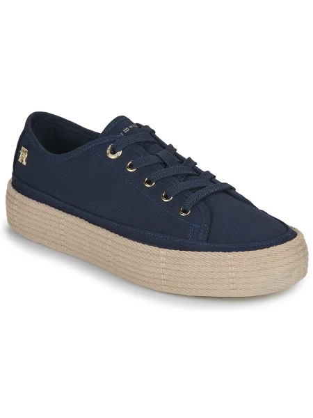 Sneakerși Tommy Hilfiger albastru