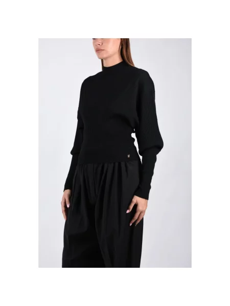 Sweter Sportmax wełniany czarny