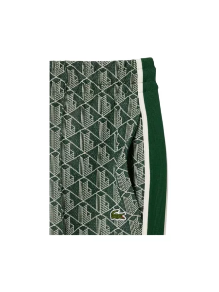 Lacoste spodnie dresowe z bawełną brązowe