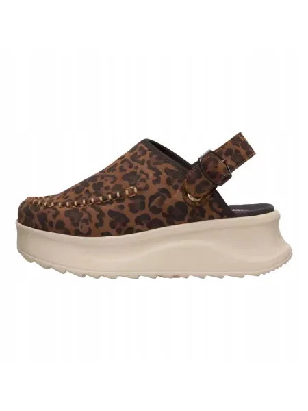 HeyDude Chodaki Delray Suede Clog czarne