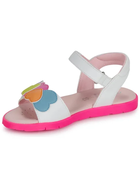Szandál Geox J Sandal Joyfoot Gir S fehér
