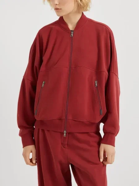Cardigan Brunello Cucinelli roșu