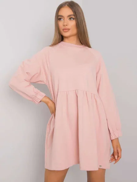 Rochie maxi Fashionhunters de costum roz