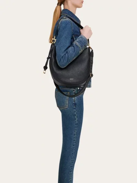 Geantă de mână Ferragamo din piele negru