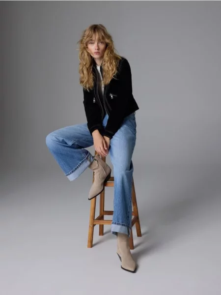 Reserved Замшеві черевики бежевий