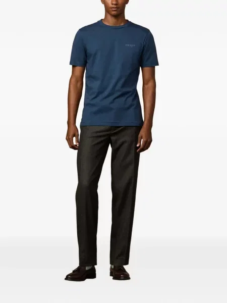 Tricou Hackett London cu imagine albastru