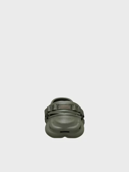 Сабо Crocs оливковые