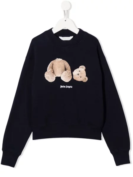 Bluza dziecięca Palm Angels niebieska