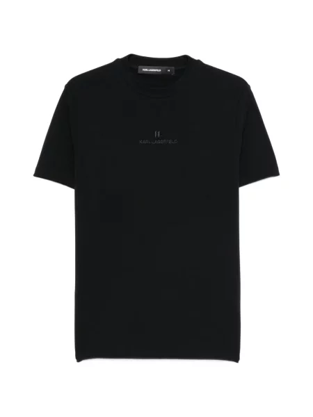 Tricou Karl Lagerfeld cu autograf negru