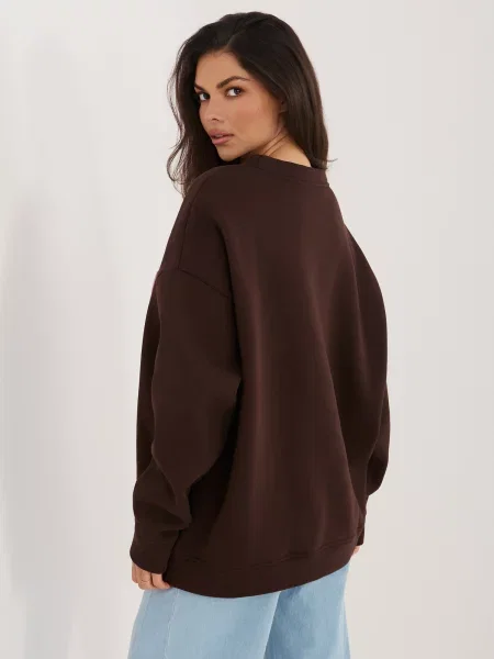 Bluza Rue Paris brązowa