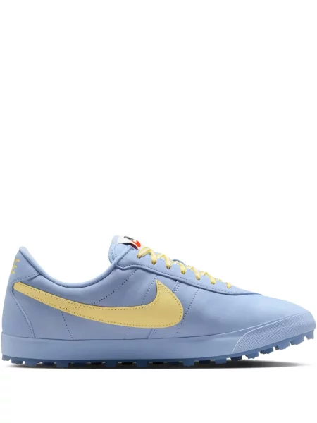 Sneakerși Nike Air Force 1 cu șireturi din dantelă cu perle alb