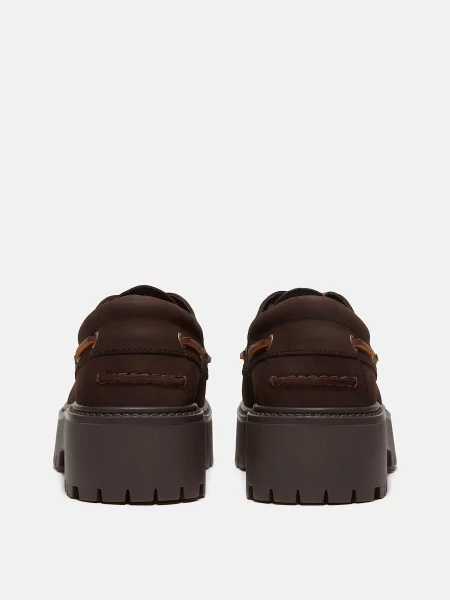Мокасины Timberland из нубука коричневые