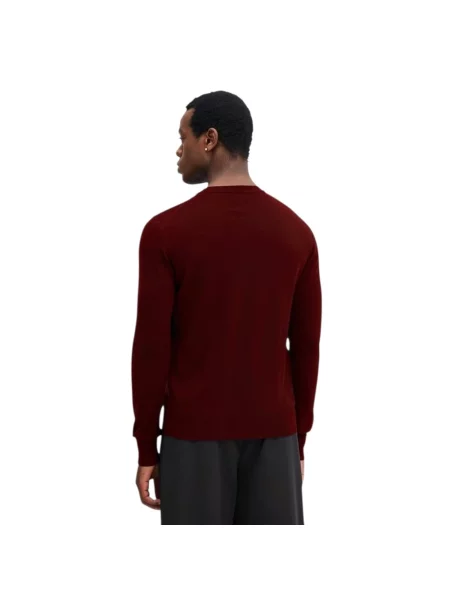 Sweter Emporio Armani wełniany czerwony