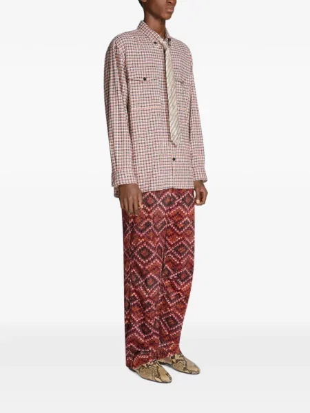 Cămașă Dries Van Noten de flanelă