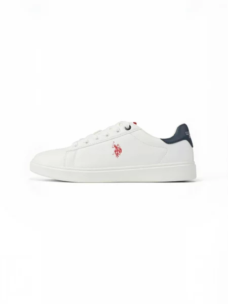 U.S. POLO ASSN. Pantofi cu șireturi UMByron albastru alb