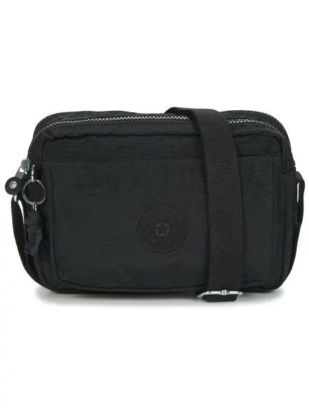 KIPLING Torba za čez ramo ABANU M rjava / pegasto črna