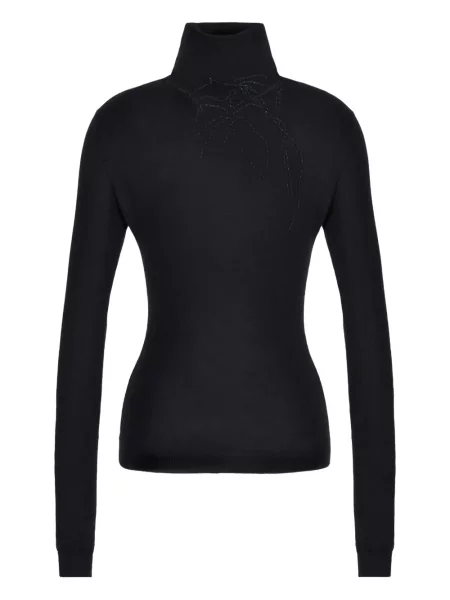 Pulover Giorgio Armani cu broderie negru