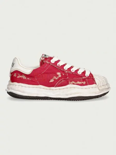 Maison MIHARA YASUHIRO Blakey πάνινα sneakers χαμηλά κόκκινο