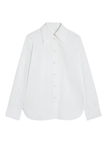 Cămașă Jil Sander din poplin alb