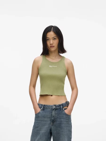 KARL LAGERFELD JEANS Top svetlozelená zelená