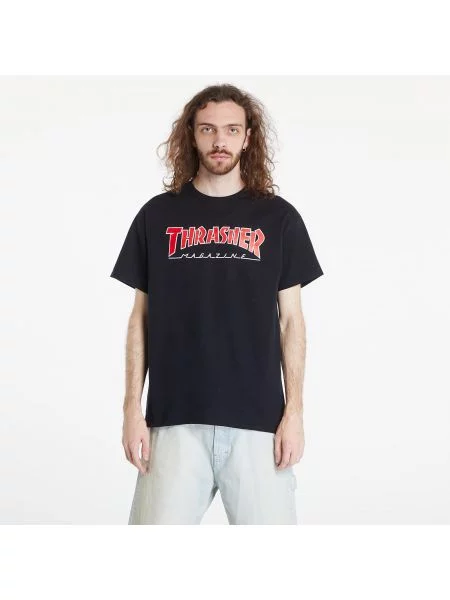 T-shirt Thrasher Outlined T-Shirt Black L czarna