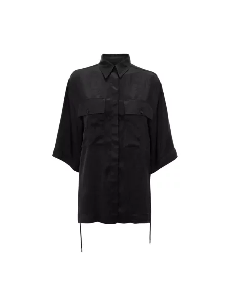 Koszula z krótkim rękawem Jw Anderson z krótkim rękawem czarna