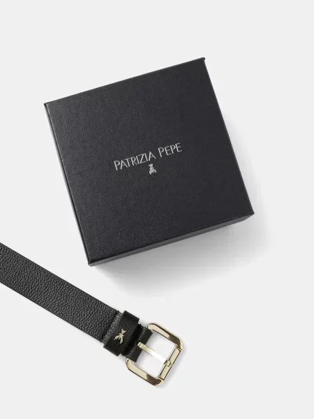 Bőr öv Patrizia Pepe zöld