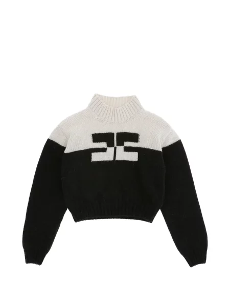 Sweter dziecięcy Elisabetta Franchi czarny