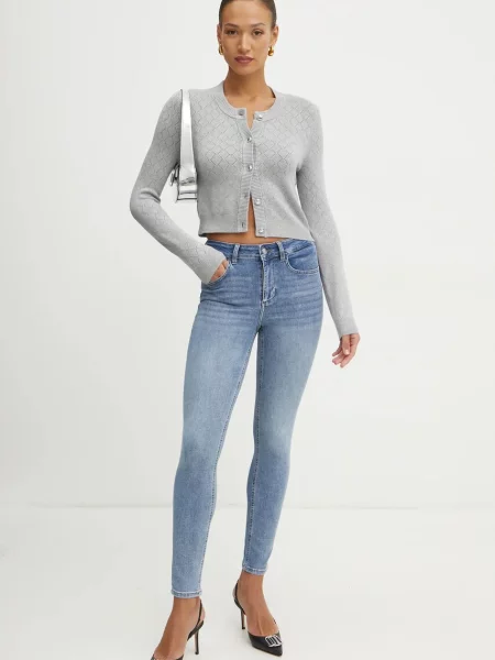 Guess kardigan HOLLAND lekki szary